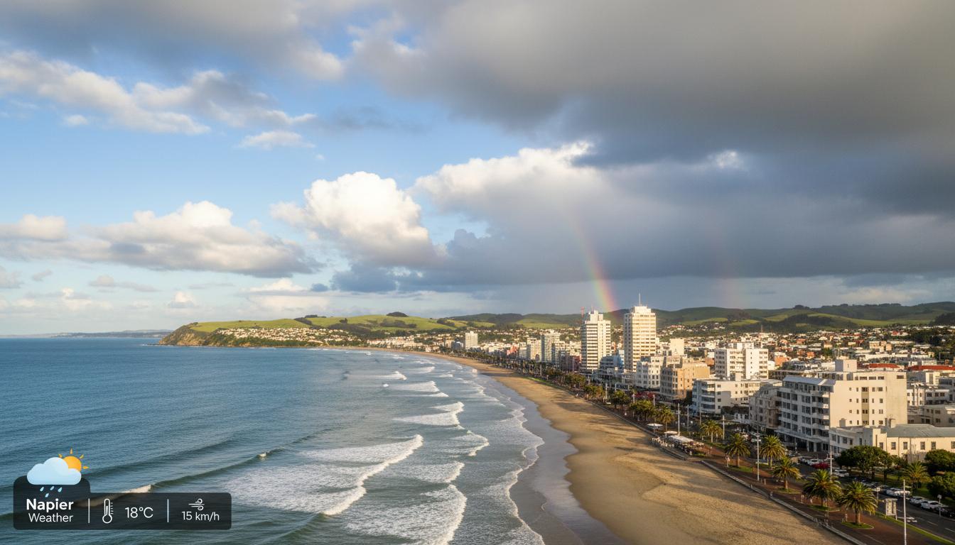 Napier weather: a local guide to sunshine, sea breezes, and sudden southerlies